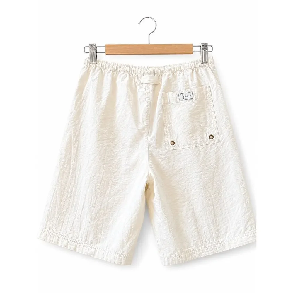 Free People We The Free White Drawstring Beach Shorts Size S Coastal Resort Boho